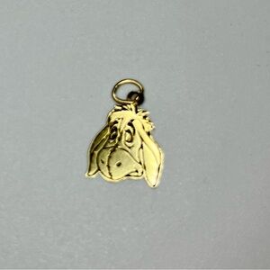 14k yellow gold Eeyore Pendant charm